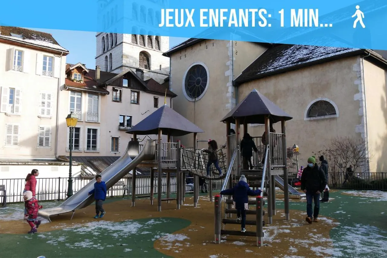 Le Carnot - Mycosyapart, Duplex Coeur De Ville Et Lac, Climatise Annecy Apartman